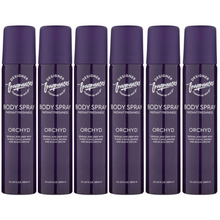 Designer Fragrances Body Spray 6 x 100ml Black Poppy, Daisee, Orchyd, Our Way, Peony, Only One Long Lasting Perfumed Body Spray for Women Everyday Fresh Floral Fragrance Collection Multipack