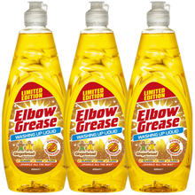 Elbow Grease Apple & Cinnamon Washing Up Liquid 600ml, Powerful Dishwashing Liquid, Tough Grease & Food Stain Remover, Fresh Long Lasting Autumn Fragrance, Kitchen Dish Soap for Plates, Pots & Pans