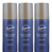 Designer Fragrances Body Spray Lite Blu, Neroli, One Billion & Savore 150ml Long Lasting Fragrance Spray for Men & Women, Everyday Fresh Deodorising Body Mist Collection