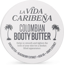 La Vida Caribena Booty Butter 200ml Costa Rican Colombian Barbadian Body Butter Deep Moisturising Skin Cream Tropical Scent Hydrating Body Care for Dry Skin Soft Smooth Glowing Skin