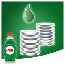 FAIRY Original Washing Up Liquid – Powerful Grease Cutting, Long-Lasting Suds, Fresh Scent – Perfect for Sparkling Dishes & Tough Grease Removal – Kitchen Essential 320ml – Gentle on Hands