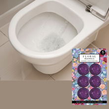Floral 4 Cistern Toilet Block Bundle 24 Pack, 6 x Orchid Gardenia Jasmine Magnolia, Toilet Freshener Blocks, Long Lasting Cistern Cleaner, Toilet Bowl Freshening