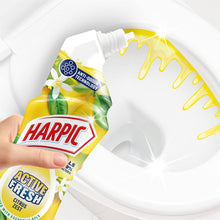 Harpic Active Fresh Cleaning Gel 750ml – Citrus Scent | Powerful Toilet Cleaner | Removes Stains & Limescale | Kills Germs | Fresh & Long-Lasting Fragrance