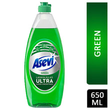 Asevi Spanish Super Concentrated Ultra Green Washing Up Liquid – Powerful Kitchen Dish Grease & Stain Remover, Eco-Friendly, 650ml – Tough on Grease, Gentle on Hands
