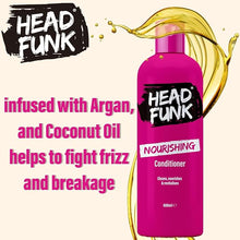 HEAD FUNK Shampoo & Conditioner Nourishing Bundle Gift Set 600ml Each, Hair Care Duo, Moisturising Shampoo and Conditioner, Dry & Damaged Hair, Hydrating Formula, Salon Quality Hair Care Set