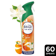 Febreze Air Mist Freshener – Lenor Citrus & White Verbena Scent | Eliminates Odours in Car, Home, Office, Bathroom & Any Room | Long-Lasting Fragrance | 185ml Scented Spray for Household Use