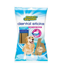 Munch & Crunch Dental Sticks Dog Treats – Tasty Chew for Healthy Teeth & Gums, Teeth Protection, No Added Sugar, Natural Ingredients, 7 Pack Great for Small & Medium Dogs