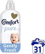Comfort 4 Fresh Fabric Conditioner Bundle Gift Set 4 x 930ml 31 Washes Each Spring Blossom Sunshiny Days Blue Skies Pure Laundry Softener Long Lasting Fresh Fragrance Clothes Conditioner Laundry Care Household Cleaning Supplies