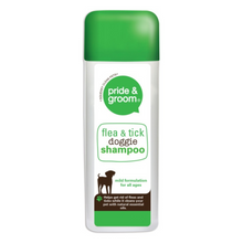 Pride & Groom Flea & Tick Dog Shampoo 300ml – Natural Green Formula for Dogs – Soothes & Protects Against Fleas, Ticks & Itching – Gentle, Plant-Based & Vet-Recommended for Healthy Skin & Coat