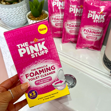 toilet cleaner, foaming toilet cleaner, limescale remover, stain remover, fresh-smelling toilet, no-scrub cleaner, powerful toilet cleaner, The Pink Stuff, bathroom cleaner, deep clean toilet, 3-pack toilet cleaner