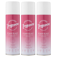 Designer Fragrances Foam Blast Carpet Cleaner Peony & Rose Vanille 300ml, Carpet & Upholstery Foam Stain Remover, Fresh Floral Fragrance, Deep Cleaning Fabric & Rug Cleaning Foam Spray