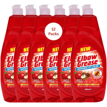 Elbow Grease Apple & Cinnamon Washing Up Liquid 600ml, Powerful Dishwashing Liquid, Tough Grease & Food Stain Remover, Fresh Long Lasting Autumn Fragrance, Kitchen Dish Soap for Plates, Pots & Pans