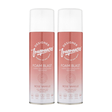 Designer Fragrances Foam Blast Carpet Cleaner Peony & Rose Vanille 300ml, Carpet & Upholstery Foam Stain Remover, Fresh Floral Fragrance, Deep Cleaning Fabric & Rug Cleaning Foam Spray