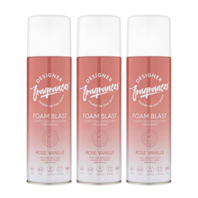 Designer Fragrances Foam Blast Carpet Cleaner Peony & Rose Vanille 300ml, Carpet & Upholstery Foam Stain Remover, Fresh Floral Fragrance, Deep Cleaning Fabric & Rug Cleaning Foam Spray