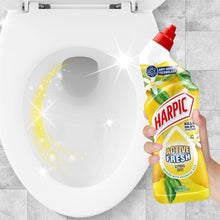 Harpic Active Fresh Cleaning Gel 750ml – Citrus Scent | Powerful Toilet Cleaner | Removes Stains & Limescale | Kills Germs | Fresh & Long-Lasting Fragrance