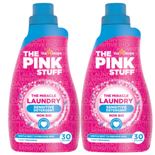 The Pink Stuff Non-Bio Laundry Liquid 960ml – Powerful Stain Remover for Sensitive Skin | Deep Cleaning, Fresh Scent Detergent for All Fabrics | Gentle, Hypoallergenic & Family-Friendly