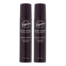 Designer Fragrances Body Spray 6 x 100ml Black Poppy, Daisee, Orchyd, Our Way, Peony, Only One Long Lasting Perfumed Body Spray for Women Everyday Fresh Floral Fragrance Collection Multipack