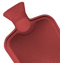 Hearth & Home Hot Water Bottle – Premium 2 Litre Full Body Pain Relief – High-Quality Ribbed Design for Warmth & Comfort – Durable & Leak-Proof Red