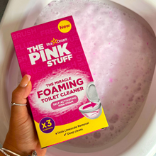 toilet cleaner, foaming toilet cleaner, limescale remover, stain remover, fresh-smelling toilet, no-scrub cleaner, powerful toilet cleaner, The Pink Stuff, bathroom cleaner, deep clean toilet, 3-pack toilet cleaner