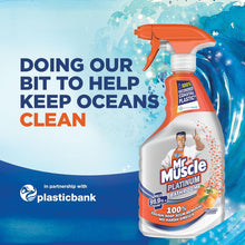 Mr Muscle Platinum Bathroom Cleaner 750ml – Mandarin Scent | Powerful Stain Removal, Limescale & Soap Scum Cleaner | Fresh Citrus Fragrance