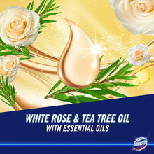 Domestos Power 5 Aroma White Rose & Tea Tree Oil Toilet Cleaner Rim Block – Long-Lasting Fragrance, Fights Bad Odors, Removes Limescale & Prevents Buildup – Keeps Toilet Fresh & Clean for Weeks