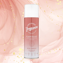Designer Fragrances Foam Blast Carpet Cleaner Peony & Rose Vanille 300ml, Carpet & Upholstery Foam Stain Remover, Fresh Floral Fragrance, Deep Cleaning Fabric & Rug Cleaning Foam Spray