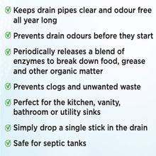 La Lucca Mio Sink Fizzer Drain Cleaner – Powerful Enzymatic Drain Unblocker for Basin, Bathtub & Pipes – Prevents Blockages, Eliminates Bad Odours – Luxury Fragrance Clog Remover 20g – Fast-Acting & Effective