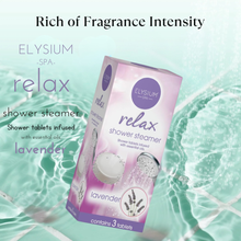 ELYSIUM SPA Shower Steamer Bundle 3 x 30g, Aromatherapy Shower Steamers Gift Set, Ylang Ylang Calm, Lavender Relax, Eucalyptus Energize, Home Spa Shower Tablets, Relaxation & Refreshing Shower Aromas