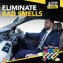 Auto Extras Funky Hanging Cassette Air Fresheners – 3-Pack Gift Set | Fresh Berries, New Car & Vanilla Scents | Long-Lasting Fragrance for Cars, Trucks & Vans | Novelty Retro Car Accessories
