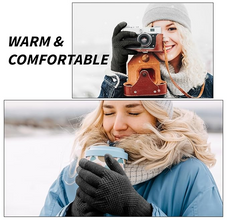 Stylish Ladies Snowsoft Gloves – Ultra-Warm Winter Gloves for Women | Soft, Cozy & Water-Resistant | Perfect for Outdoor Adventures, Skiing, Hiking & Daily Use | Trendy Fashion Accessory for Cold Weather