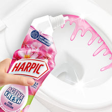 Harpic Active Fresh Cleaning Gel 750ml – Pink Blossom Scent | Toilet Bowl Cleaner | Removes Limescale & Stains | Long-Lasting Freshness | Antibacterial Formula | Fast-Acting & Effective