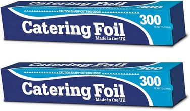Premium Heavy Duty Aluminium Foil – Silver, 300mm x 30m – Food Safe, Durable & Versatile for Kitchen, Catering & Cooking – Ready-to-Use Disposable Cookware for Grilling, Baking & More