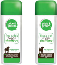Pride & Groom Flea & Tick Dog Shampoo 300ml – Natural Green Formula for Dogs – Soothes & Protects Against Fleas, Ticks & Itching – Gentle, Plant-Based & Vet-Recommended for Healthy Skin & Coat