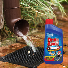 Duzzit Drain Away Outdoor Unblocker 400ml, Outdoor Drain Cleaner, Fast Drain Blockage Remover, Clears Leaves, Dirt, Sludge & Organic Waste, Garden Drain Maintenance Solution