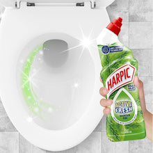 Harpic Active Fresh Cleaning Gel 750ml – Pine Scent Toilet Cleaner | Kills Germs, Removes Limescale & Stains | Long-Lasting Freshness | Powerful Toilet Bowl Cleaner for Sparkling Bathroom