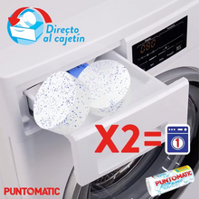 Puntomatic Whitening Tablets 28 Pack – Powerful Stain Remover & Brightener for Sparkling White Clothes | Instantly Removes Tough Stains, Brightens Whites | Eco-Friendly, Easy-to-Use Laundry Booster | Works on All Fabrics