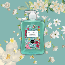 Floral 4 Hand Soap Bundle Gift Set 650ml Each, Orchid Gardenia Jasmine Magnolia Scented Liquid Hand Wash, Moisturising Hand Soap for Bathroom Kitchen, Floral Fragrance