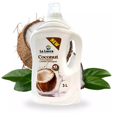 La Lucca Coconut Concentrated Laundry Fabric Conditioner & Softener Detergent – 42 Washes, 3L | Hypoallergenic, Long-Lasting Freshness, Eco-Friendly