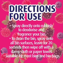 Bin Brite Berry Blast Bin Odour Neutraliser Spray 400ml – Long-Lasting Freshness, Eliminates Bad Smells, Waste & Trash Can Deodorizer – Citrus Scented, Eco-Friendly, Powerful Odor Control