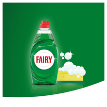 FAIRY Original Washing Up Liquid – Powerful Grease Cutting, Long-Lasting Suds, Fresh Scent – Perfect for Sparkling Dishes & Tough Grease Removal – Kitchen Essential 320ml – Gentle on Hands