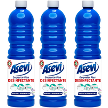 Asevi Floor Cleaner Gerpostar Plus – 1 Litre Concentrate Disinfectant | Powerful Spanish Household Cleaning Product | Removes Dirt, Grease & Germs | Safe for Floors & Surfaces | Plastic Bottle
