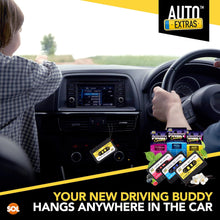 Auto Extras Funky Hanging Cassette Air Fresheners – 3-Pack Gift Set | Fresh Berries, New Car & Vanilla Scents | Long-Lasting Fragrance for Cars, Trucks & Vans | Novelty Retro Car Accessories