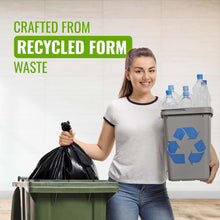 Ecobag 10 Heavy Duty 240L Wheelie Bin Liners – Eco-Friendly, Leak & Tear Resistant Recycling Bags – Super Strong for Kitchen, Garden, Office & Caterers – Black Waste Bags 240 Litre