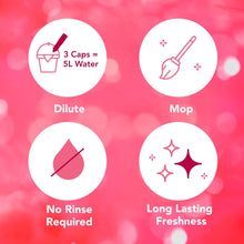 Asevi 3 Piece Pink Bundle Spanish Cleaning Products White Jasmine Air Freshener 400ml Mio Floor Surface Cleaner 1L Soft Pink Fabric Conditioner Concentrate 60 Washes Long-Lasting Household Dirt Stain Remover