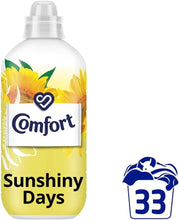 Comfort Fabric Conditioner Softener Bundle Gift Set 3 x 990ml Blue Skies Sunshiny Pure 31 Washes Each Laundry Softener Long Lasting Fresh Fragrance Clothes Care Washing Conditioner Pack