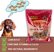 Munch & Crunch Bikkies – Assorted Dog Treats Enriched with Vitamins & Minerals | Natural, Healthy & Delicious Biscuits for Dogs | No Artificial Flavours | 350g Pack