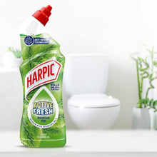 Harpic Active Fresh Cleaning Gel 750ml – Pine Scent Toilet Cleaner | Kills Germs, Removes Limescale & Stains | Long-Lasting Freshness | Powerful Toilet Bowl Cleaner for Sparkling Bathroom