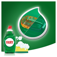 FAIRY Original Washing Up Liquid – Powerful Grease Cutting, Long-Lasting Suds, Fresh Scent – Perfect for Sparkling Dishes & Tough Grease Removal – Kitchen Essential 320ml – Gentle on Hands