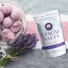 Elysium Spa Lavender Epsom Salt 450g – Pure Magnesium Sulfate for Relaxation, Muscle Relief & Detox – Soothing Aromatherapy Bath Salts for Stress Relief & Sleep