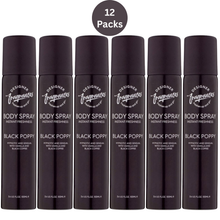 Designer Fragrances Body Spray 6 x 100ml Black Poppy, Daisee, Orchyd, Our Way, Peony, Only One Long Lasting Perfumed Body Spray for Women Everyday Fresh Floral Fragrance Collection Multipack